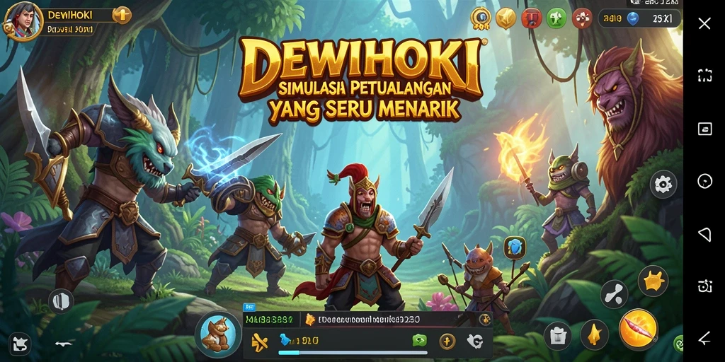 Tampilan gameplay DEWIHOKI yang menarik dan penuh tantangan.