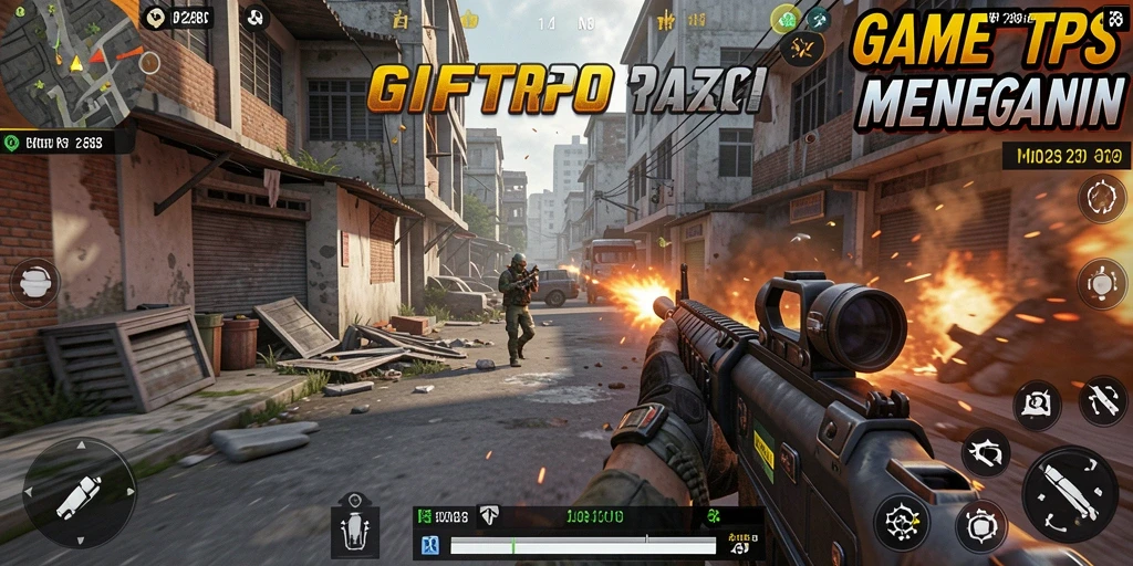 Tampilan gameplay menegangkan dalam GIFTRP288 dengan aksi seru.