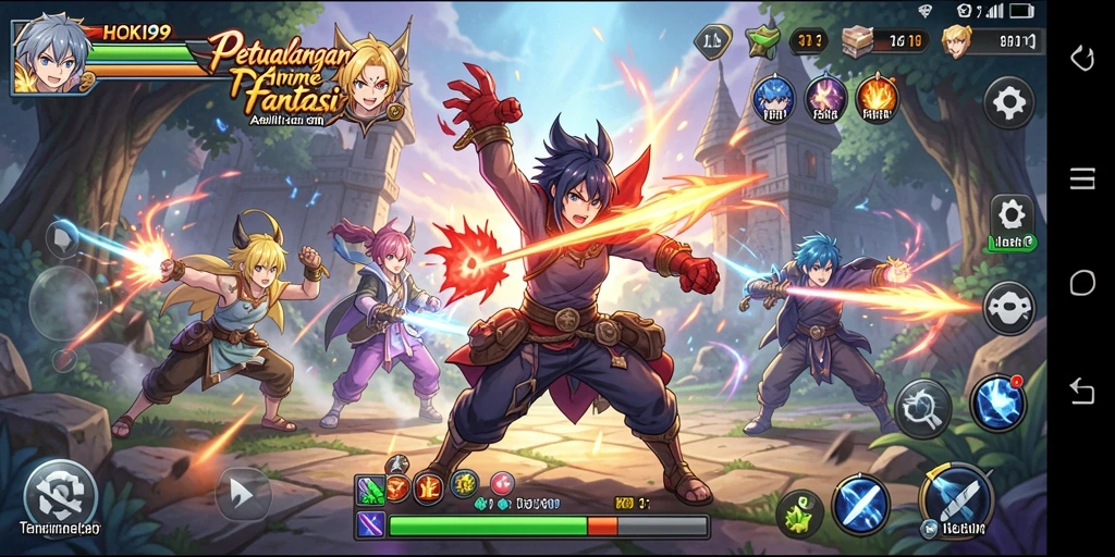 Tampilan gameplay HOKI99 yang menarik dengan action seru.