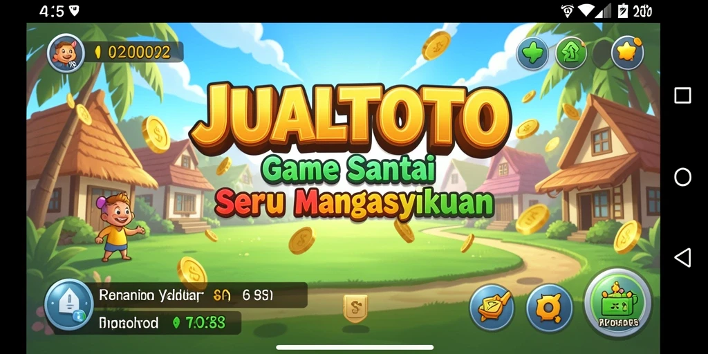 Tampilan permainan JUALTOTO yang seru dan menarik.