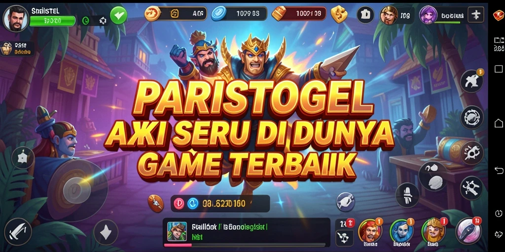 Tampilan seru dari gameplay PARISTOGEL dengan aksi yang mendebarkan.