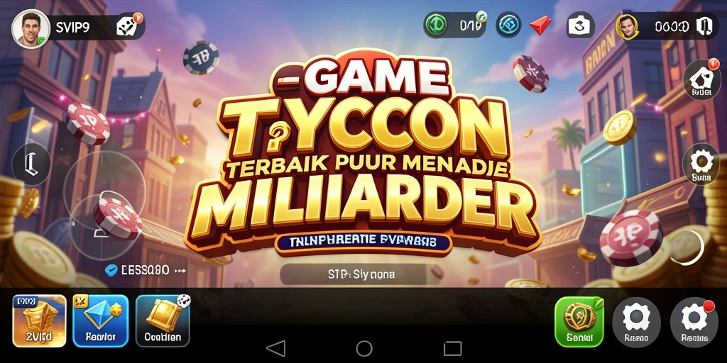 Screenshot gameplay SVIP9 menampilkan aksi manajemen bisnis yang mendebarkan.
