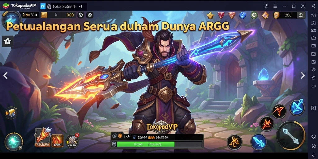 Screenshot gameplay TOKOPEDIAVIP yang penuh aksi dan petualangan.