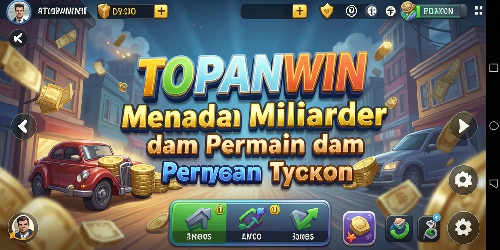 Tampilan gameplay mendalam dari TOPANWIN yang menggambarkan keseruan Tycoon.
