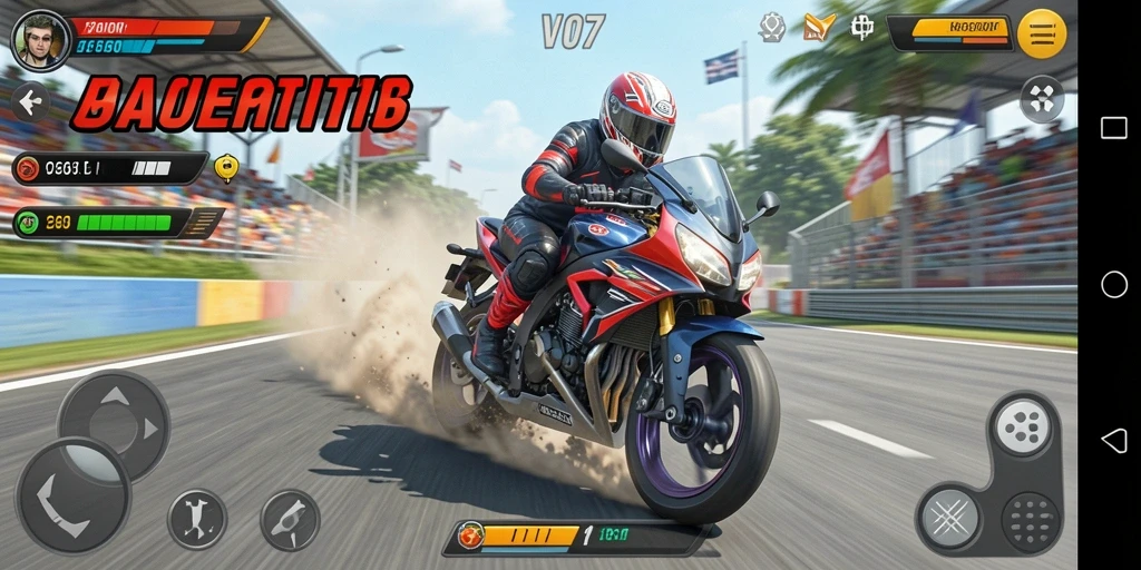 Gameplay seru dan racing yang mendebarkan di V07.